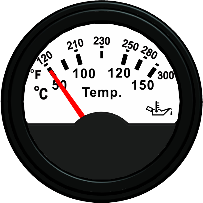 ECCS-Oil temperature gauge